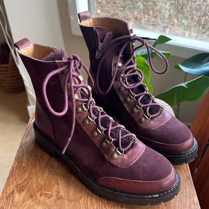 Lucky Brand Maroon Boot